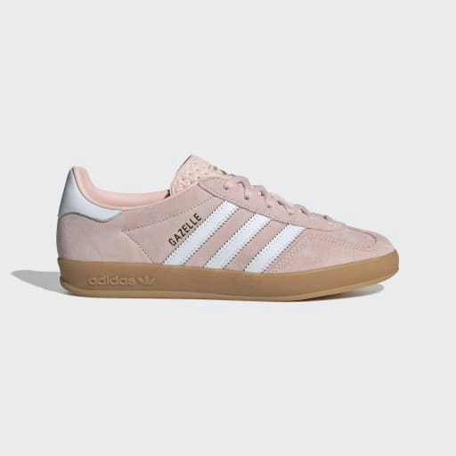 GAZELLE INDOOR SHOES - Sandy Pink / Cloud White / Gum Adidas Arsenal Shoes