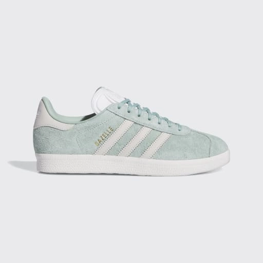GAZELLE SHOES - Hazy Green / Off White / Cloud White Adidas Busenitz Skate Shoe