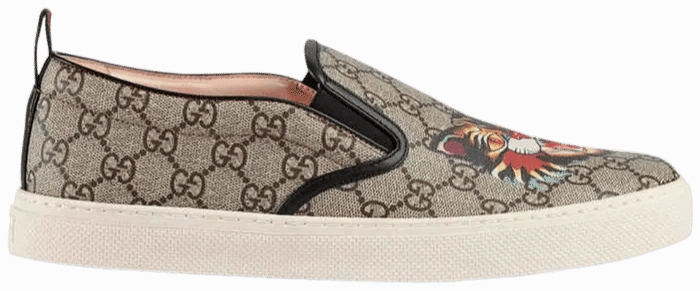 Travis Scott Sneakers Gucci GG Supreme Angry Cat Slip-On (Preowned Size G8/US9) - Pre-Owned