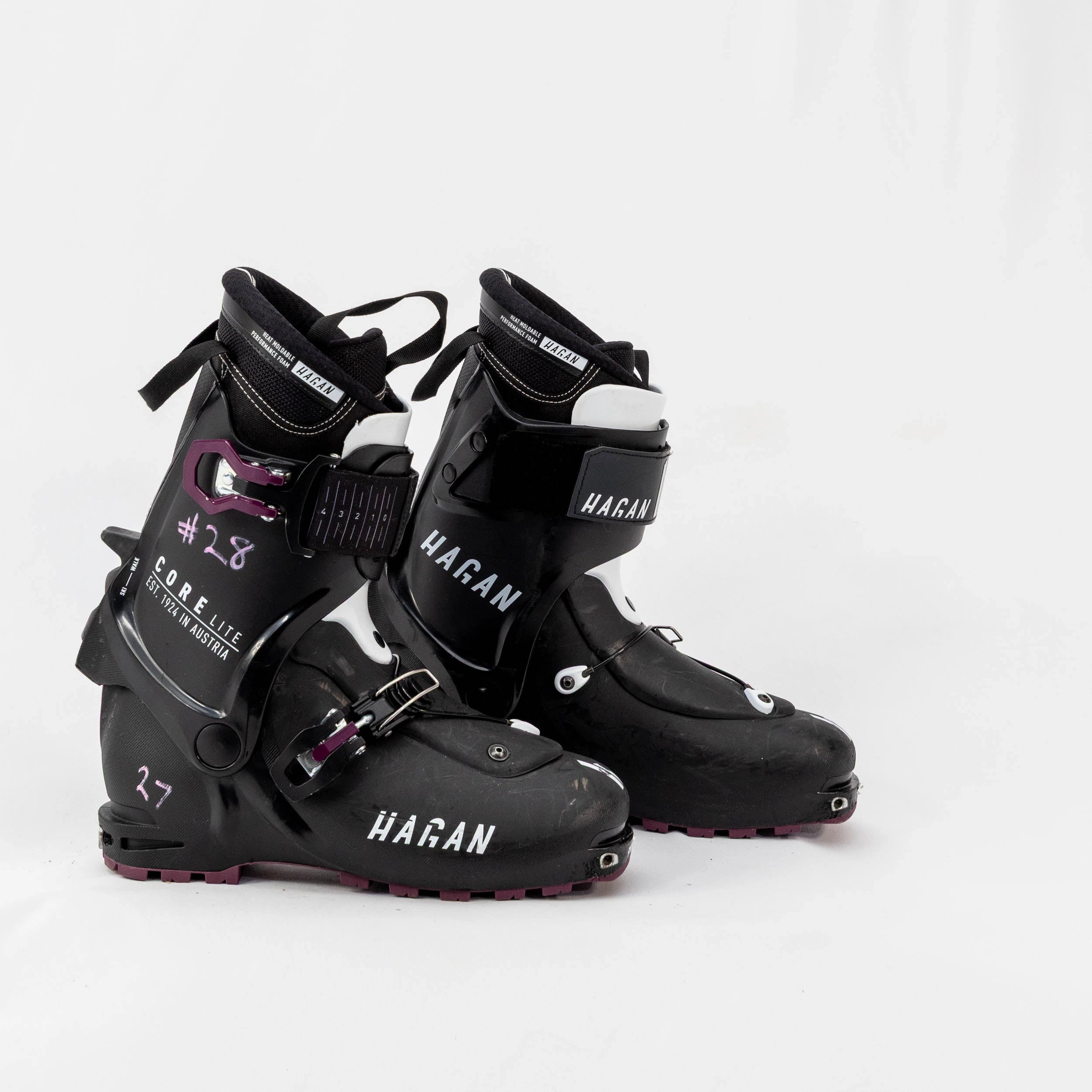 Hagan Core Lite W's 27.0 Ski Boot 24/25 Demo Fleet #28 Jbu Free Bird Snow Boots