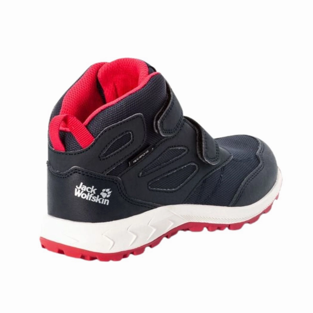 jack wolfskin Woodland Texapore Mid VC Kids Waterproof Hiking Shoes Sneakers Hiking Shoes