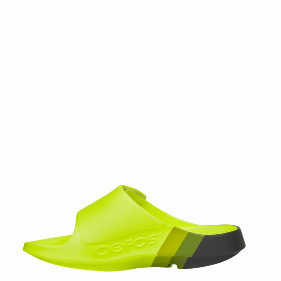 Intentionally Blank Sandals OOFOS Men's OOahh Sport Flex in Electro Rally SS25