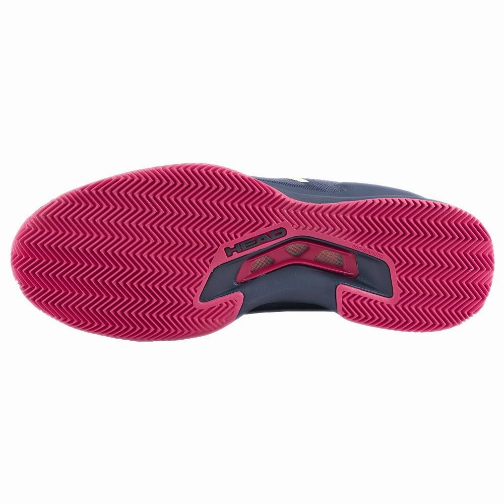 Head Women's Sprint Pro 3.5 - Clay - Dark Blue/Azalea Red And Black Tennis Shoes