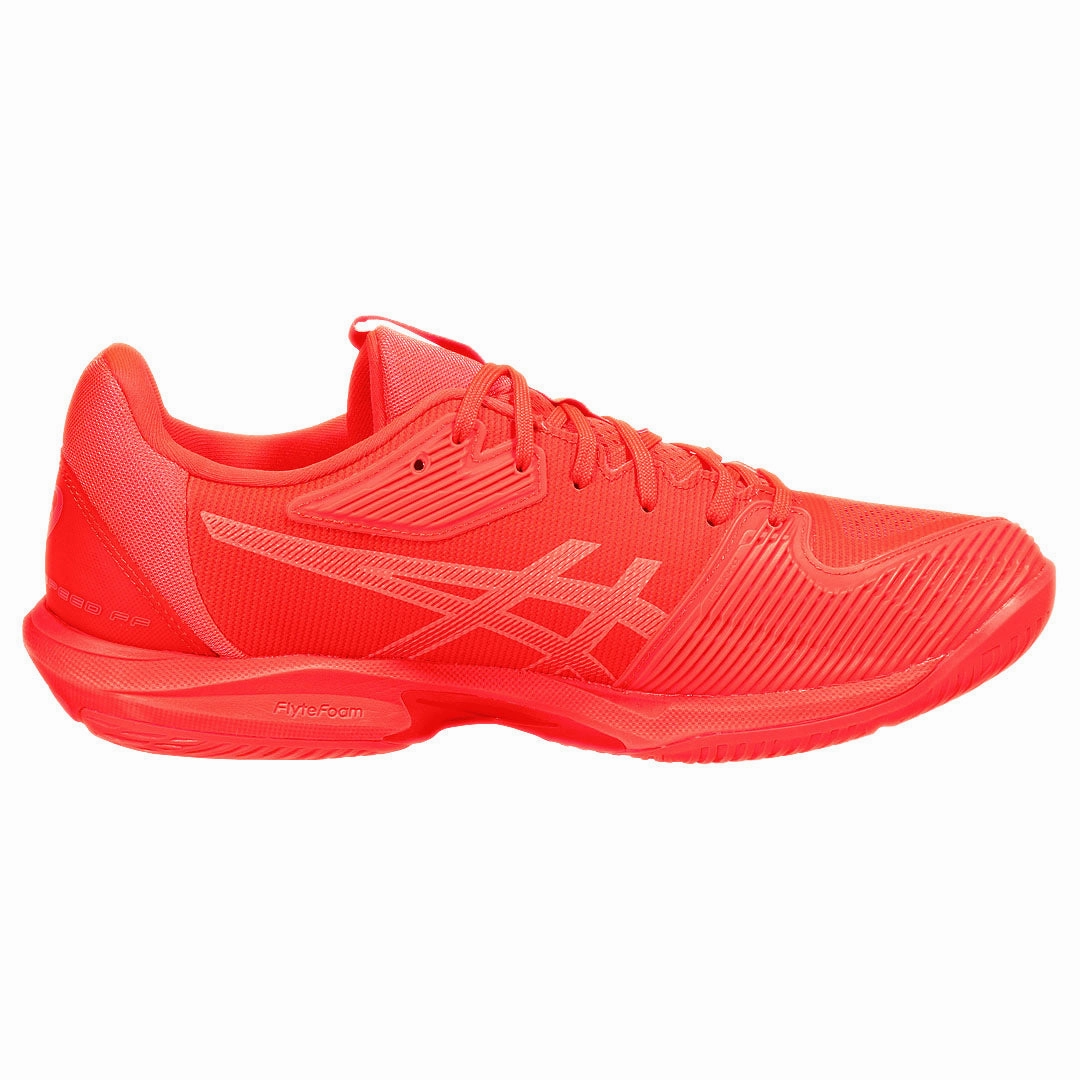 Adidas Gamecourt Wide Tennis Shoe Asics Men's Solution Speed FF 3 - Flash Red/Blazing Coral