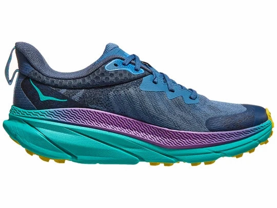 Running Shoes For Calf Pain Hoka | Challenger 7 GTX | Men's | Real Teal/Tech Green
