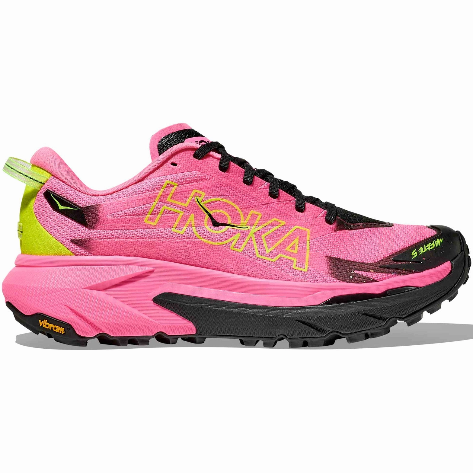 Denver Women's Mafate 5 Trail Running Shoes Neon Rose / Black