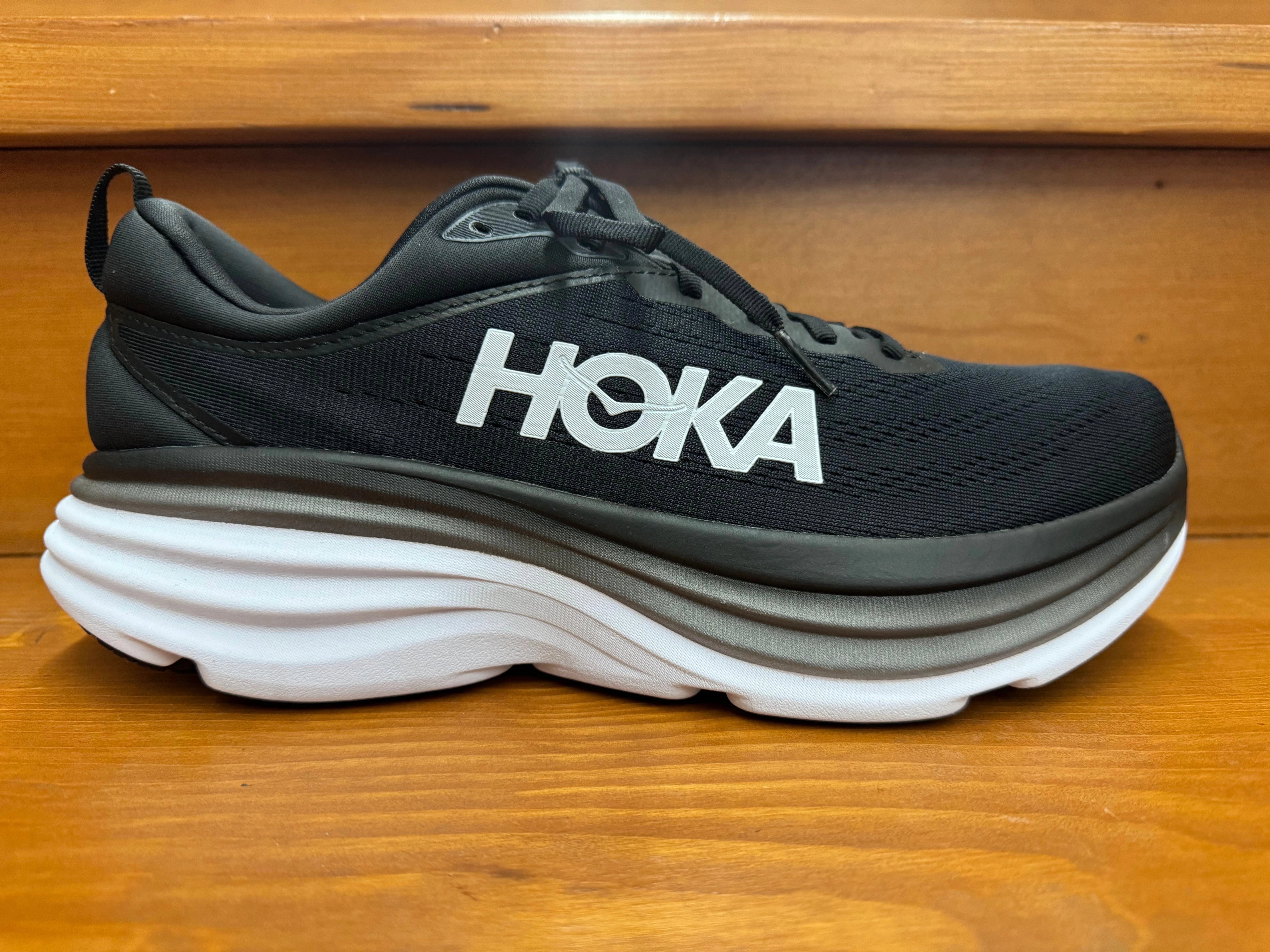 Hoka Bondi 8 Black/White 1123202 BWHT & 1127953 BWHT & 1127955 BWHT Distributors