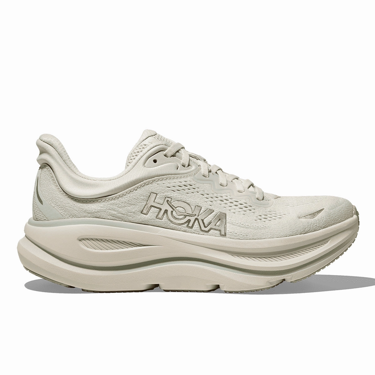 Hoka Bondi 9 Womens | Truffle Salt / Sea Glass Delray Beach