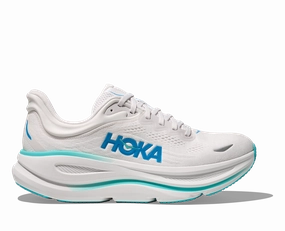 HOKA Men's Bondi 9 - WHITE / HOKA BLUE Shoes Dealer Near Me