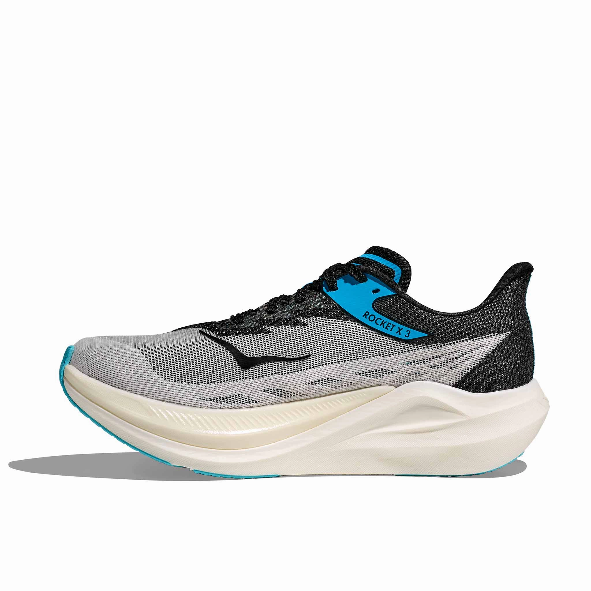 HOKA | Unisex Rocket X 3 Running Shoes - White/Black Wellington