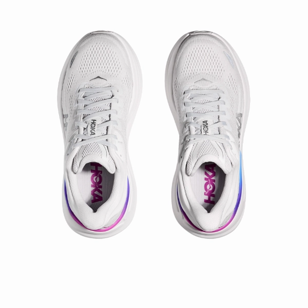 Shoes Colorado Springs Hoka Women's Wide Bondi 9 Cosmic Grey/White