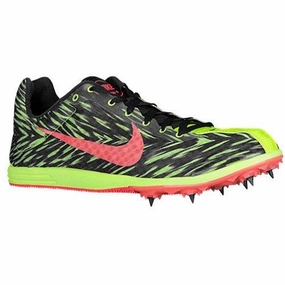 Zoom Rival D Distance Cross Country Track Spikes Green Black Size 7.5 9 Wide Strength Training Shoes