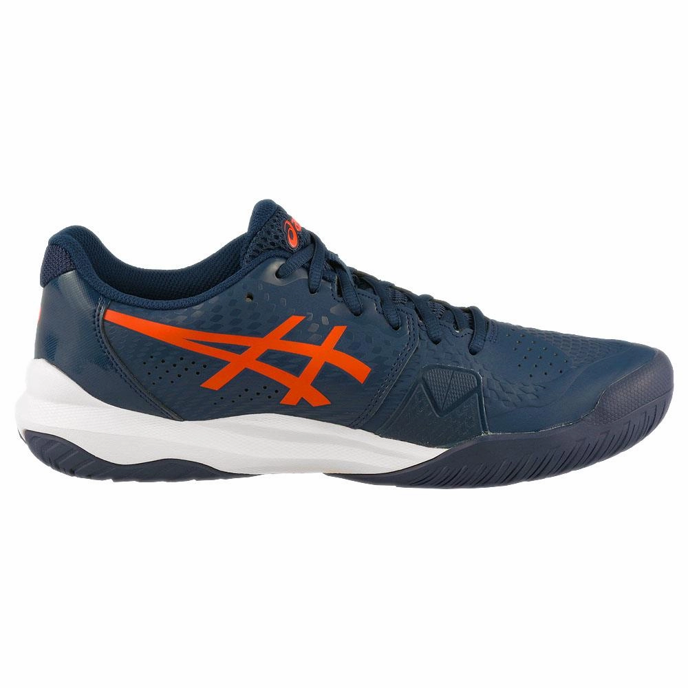 Adidas Leather Tennis Shoes Asics Men's Gel-Challenger 14 - Blue Expanse/Koi