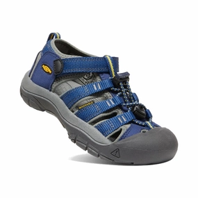 Hiking Shoes Too Big Keen Little Kids' Newport H2 Sandal - Blue Depths/Gargoyle