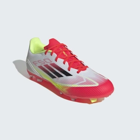 F50 LEAGUE FIRM/MULTI-GROUND BOOTS - Cloud White / Core Black / Solar Yellow Continental Adidas Shoes