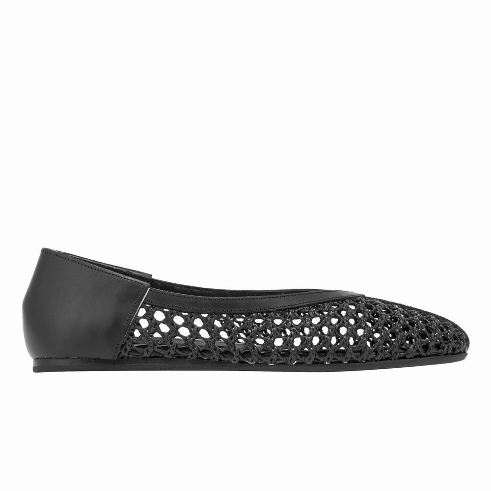 Comfortable Sandals Aeropi Ballet Flat Black