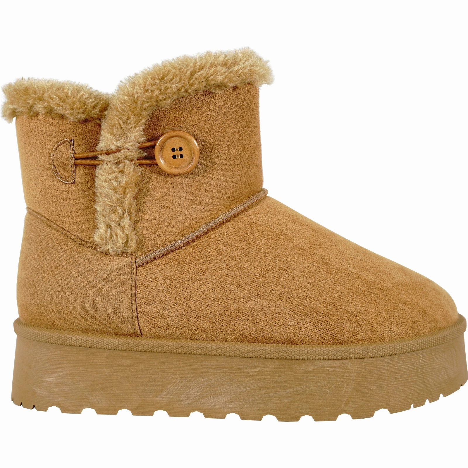 KOZI Women Boot Maggie-1 Ankle Snow Boot Tan Sorel Caribou Winter Snow Boots