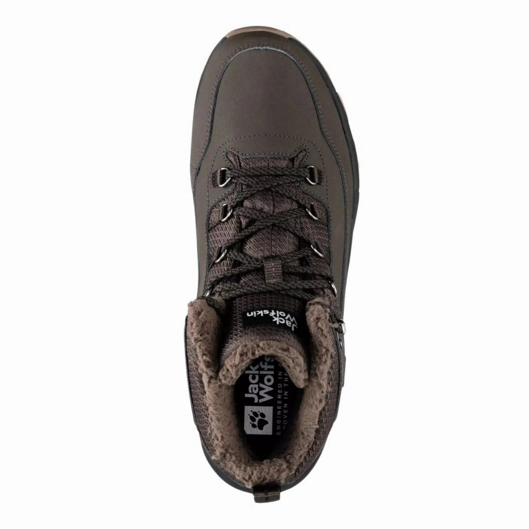 jack wolfskin Everquest Texapore Mid Men's Waterproof Winter Shoes Light Walking Shoes