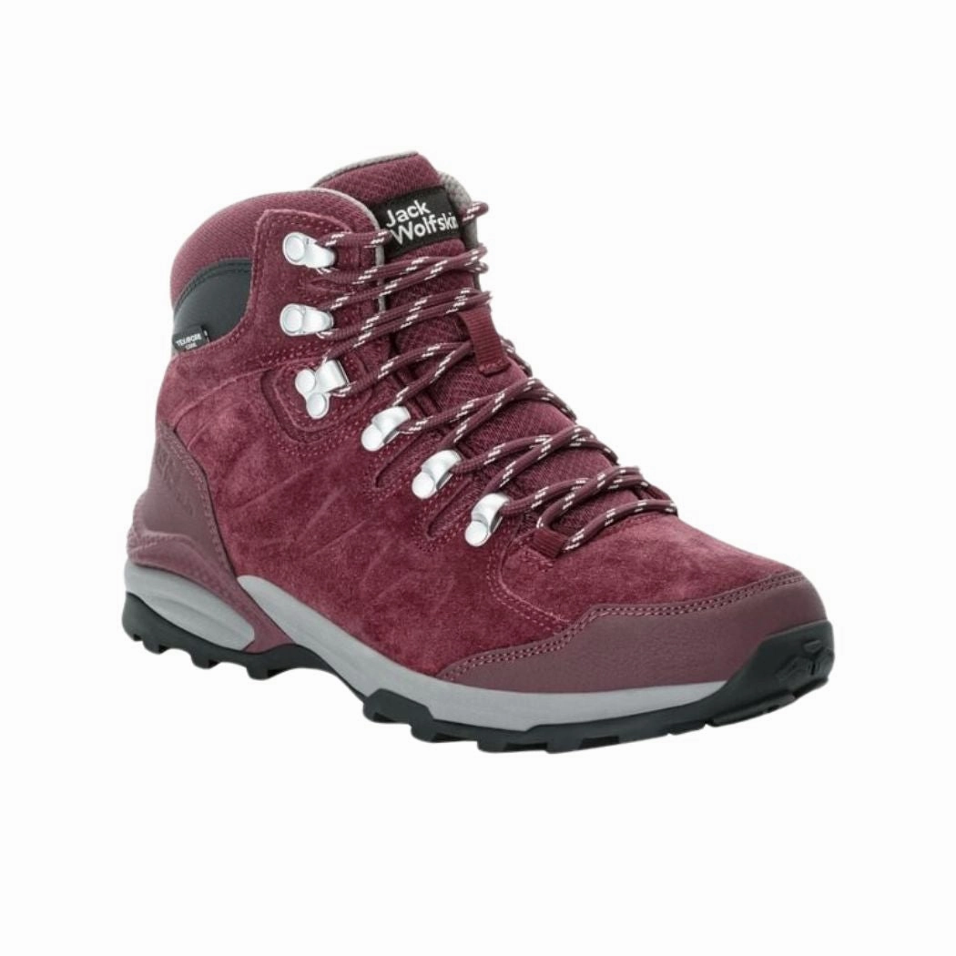 jack wolfskin Refugio Mid Women's Waterproof Hiking Shoes Best Hiking Shoes Warm Weather