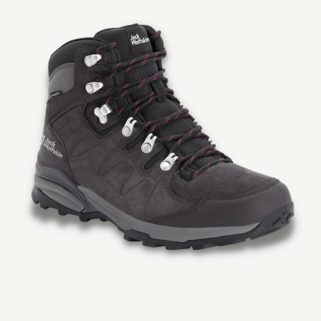 Hiking Shoes That Are Comfortable And Stylish jack wolfskin Refugio Texapore Mid Women's Wateproof Hiking Shoes