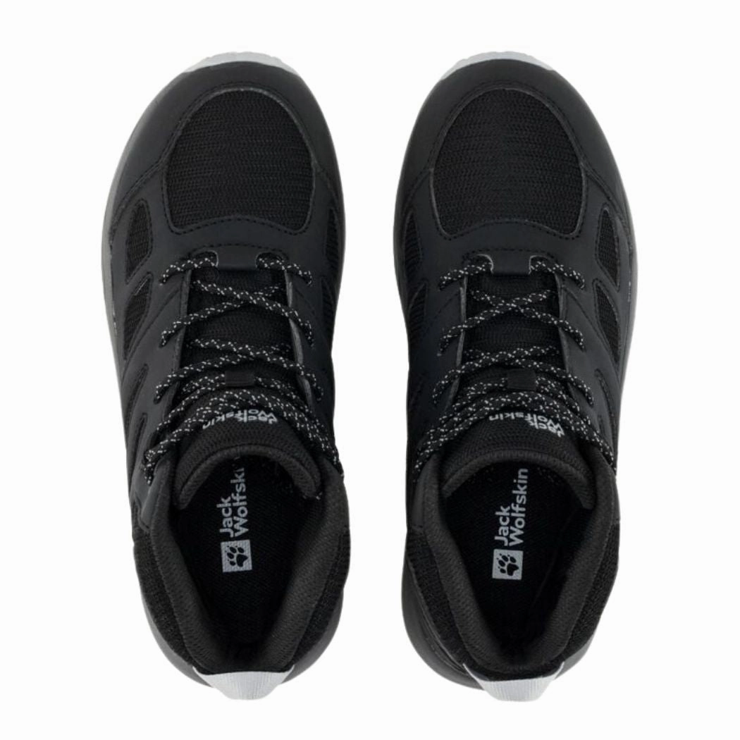 jack wolfskin Woodland 2 Texapore Mid Kids Waterproof HIking Shoes Speed Solo Hiking Shoes