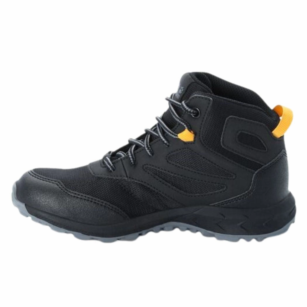 jack wolfskin Woodland Texapore Mid Kids Waterproof Hiking Shoes Chili Spirit Vcr Climbing Shoe