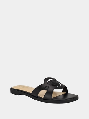 Designer Sandals Mazzie Cutout GUESS Slide Sandals