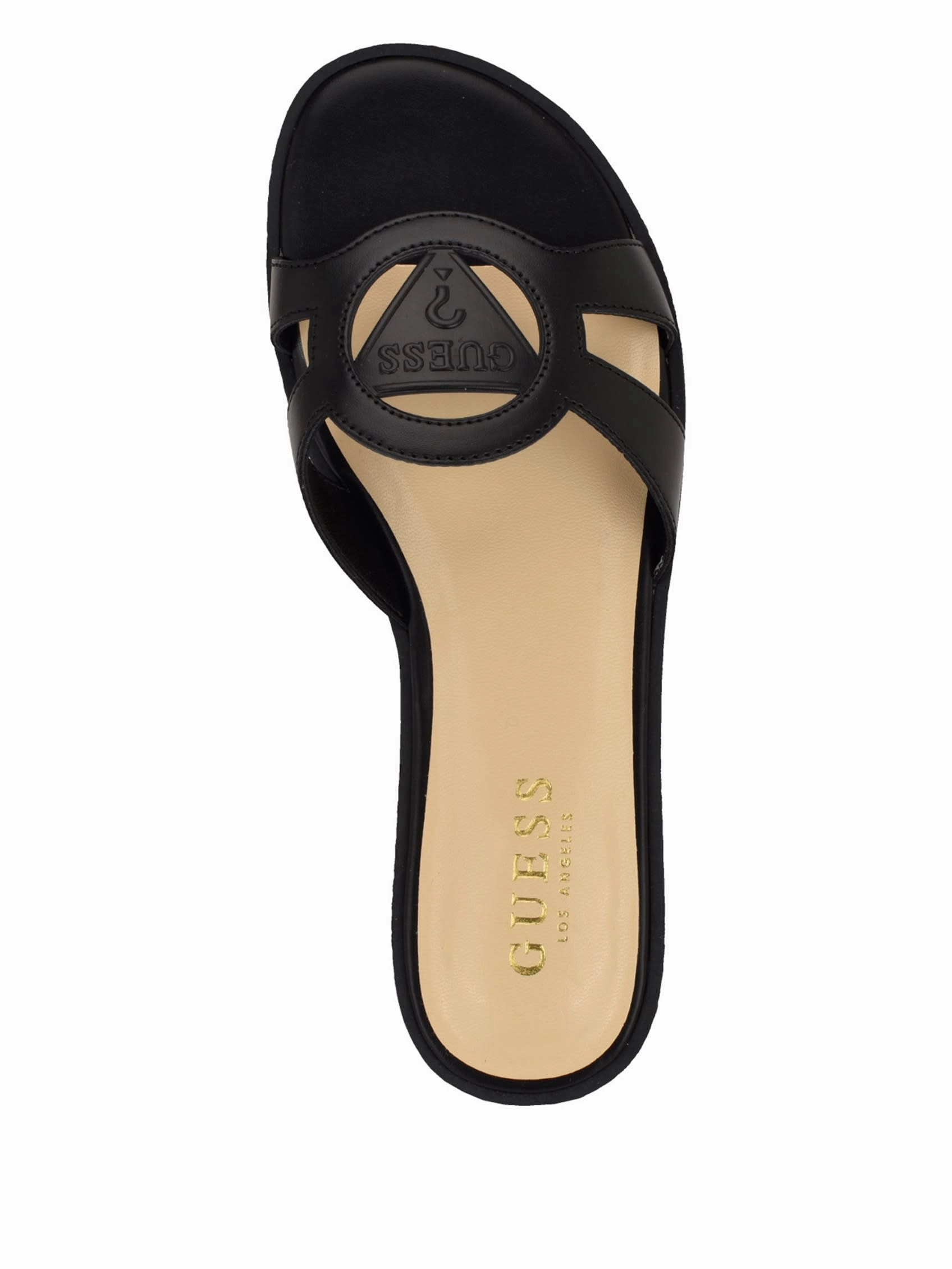 Mazzie Cutout GUESS Slide Sandals 2 Strap Sandals