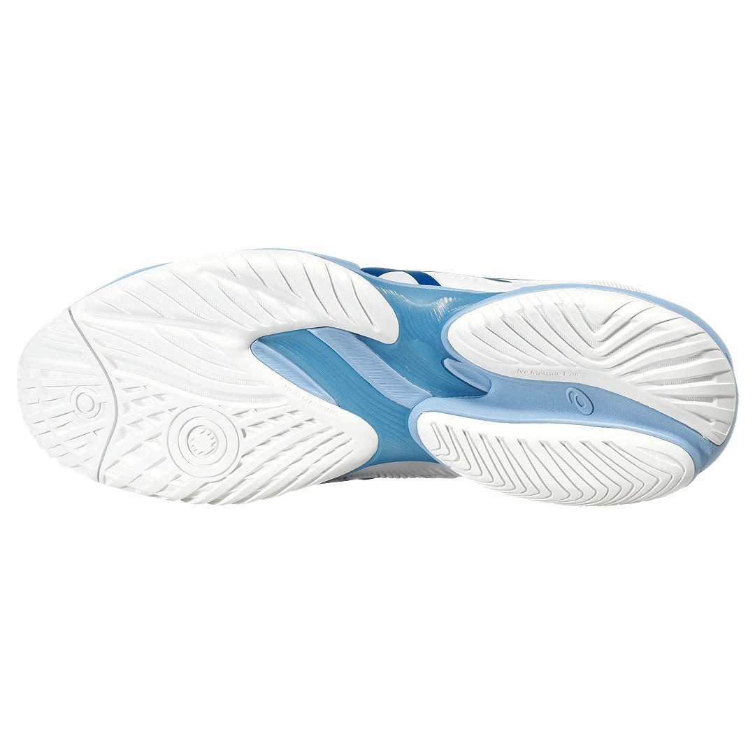 Black Nike Tennis Shoe Asics Men's Court FF 3 Novak - White/Tuna Blue