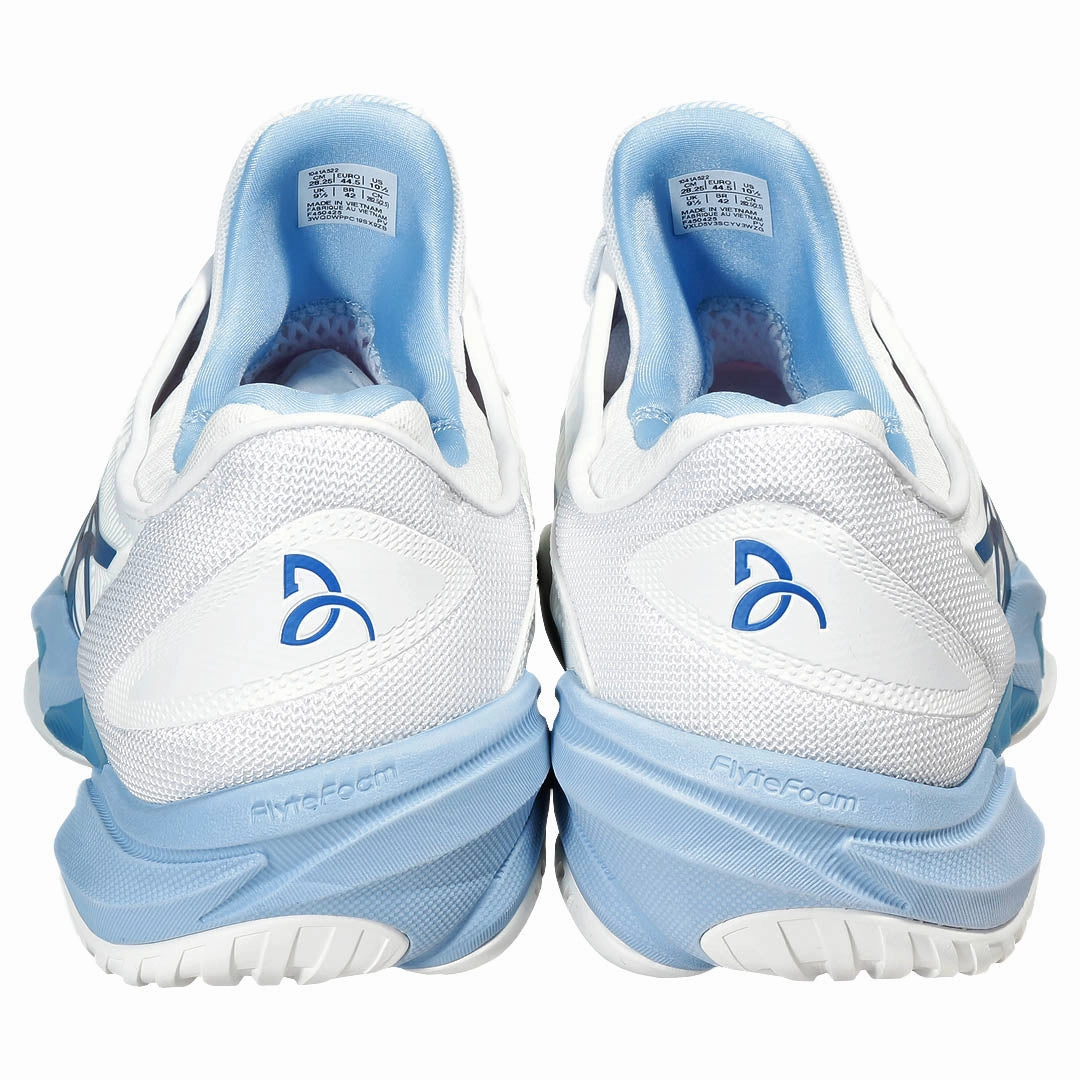 Slip On Tennis Shoes Asics Men's Court FF 3 Novak - White/Tuna Blue