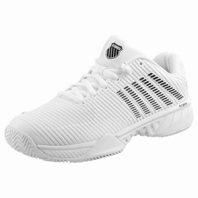 K-Swiss Women's Hypercourt Express 2 - Clay - White/Black Tennis Shoes New Balance