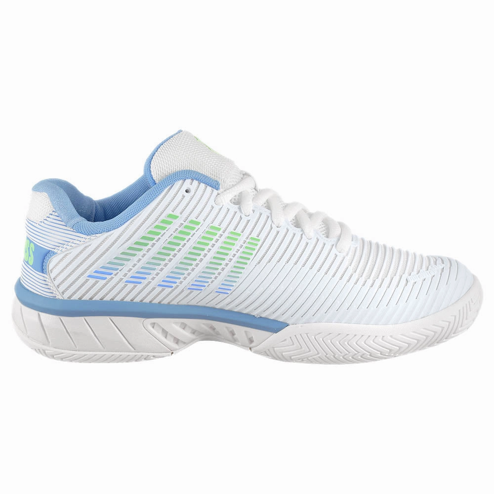 Wave Enforce Tour Ac Tennis Shoe K-Swiss Women's Hypercourt Express 2 - Lucent White/Dutch Canal