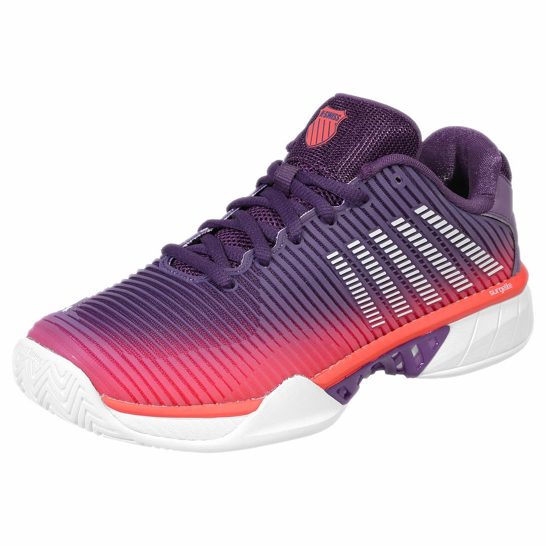 K-Swiss Women's Hypercourt Express 2 - Purple Plumeria/Hot Coral Yankees Tennis Shoes