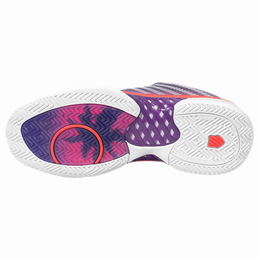 Hogan Tennis Shoes K-Swiss Women's Hypercourt Express 2 - Purple Plumeria/Hot Coral