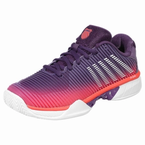 K-Swiss Women's Hypercourt Express 2 - Purple Plumeria/Hot Coral New Balance Tennis Shoes