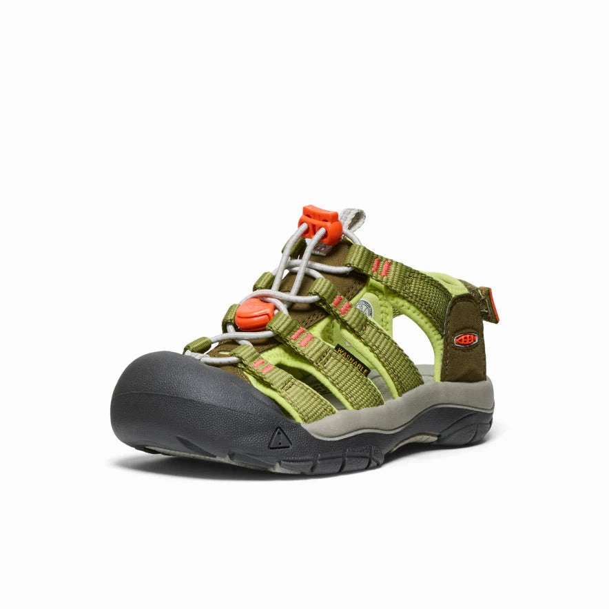 Keen Kids' (Sizes 8-13) Newport Boundless Children's Sandal - Dark Olive/Scarlet Ibis Gabor Sandals