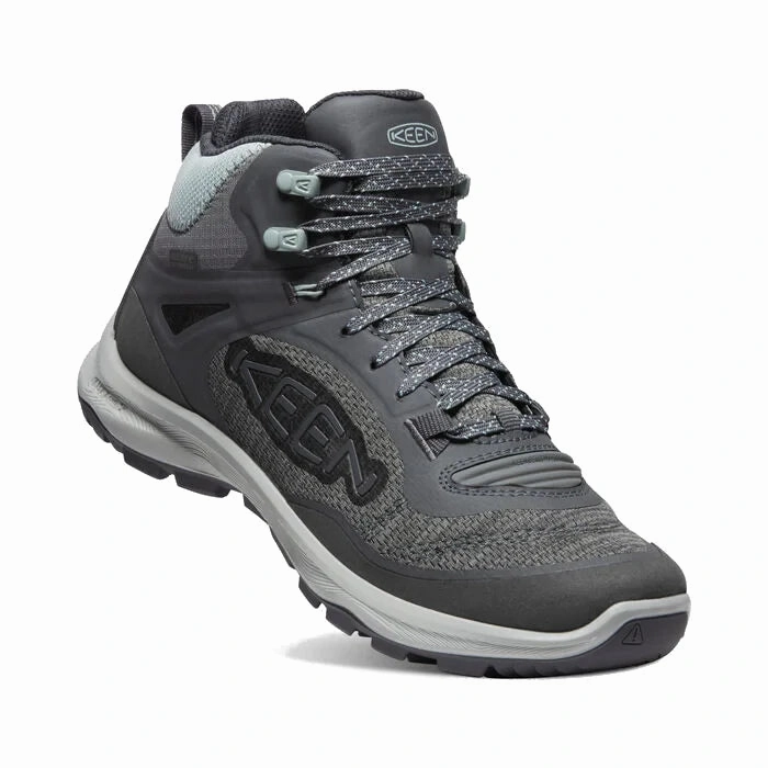 Rock Climbing Shoes Keen Women's Terradora Flex Waterproof Boot - Magnet/Cloud Blue