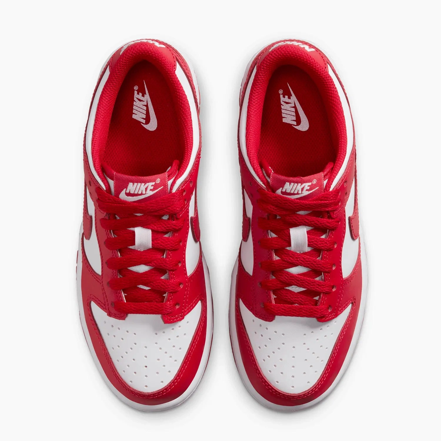 Basketball Shoes Collection Kid's Dunk Low "White University Red" Grade School