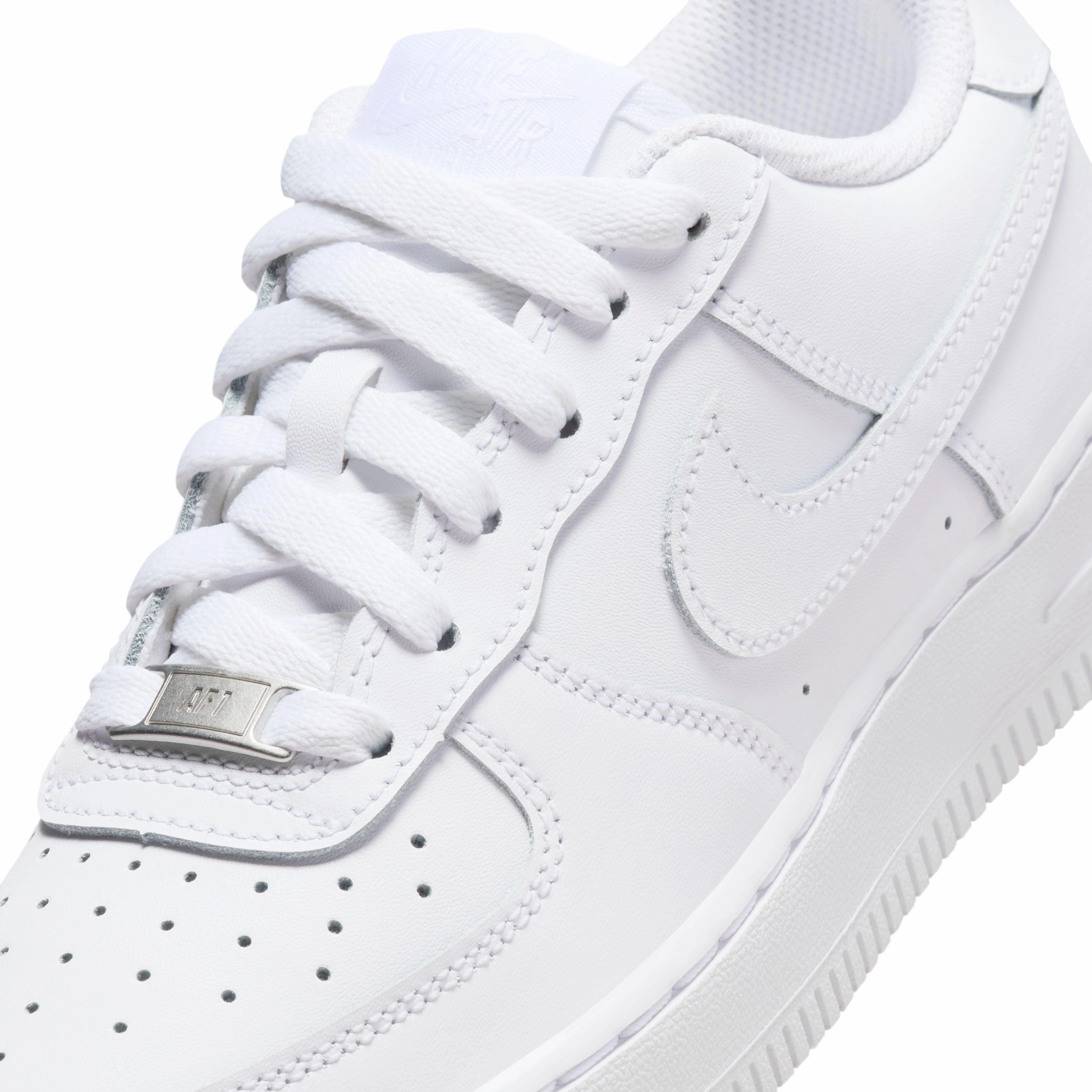 Kids Air Force 1 LE 'White' Basketball Shoes Made By Nba Players