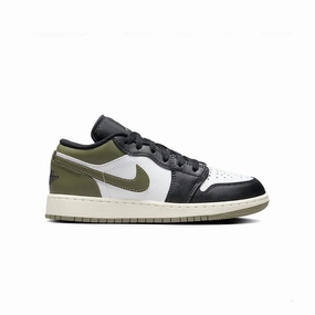 Best Basketball Shoes For Skinny Feet Kids Air Jordan 1 Low 'Black Toe Medium Olive'