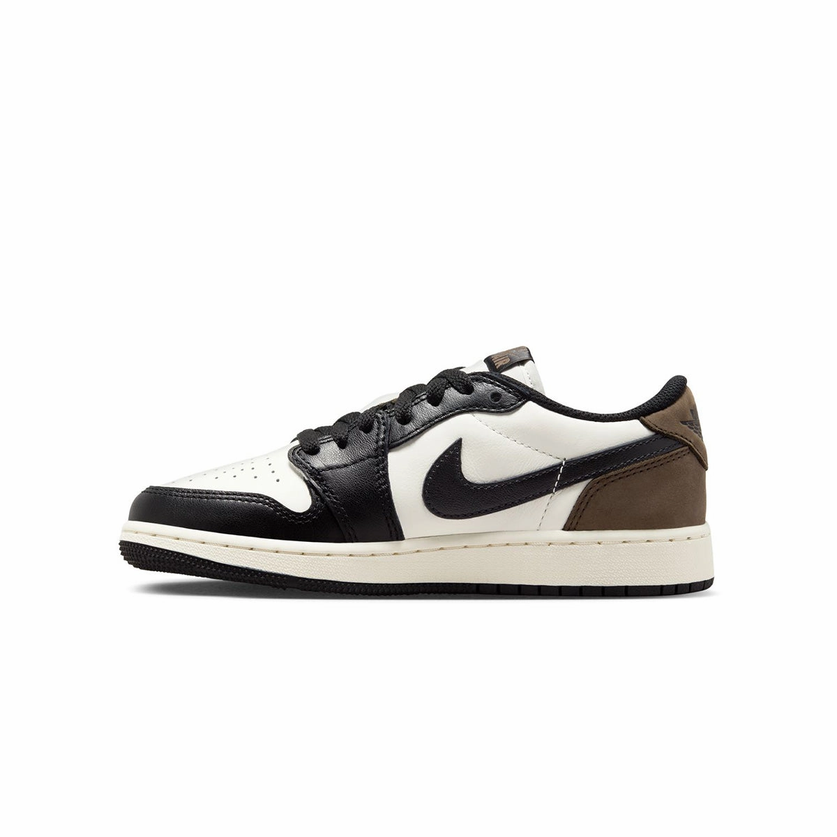Kids Air Jordan 1 Low OG 'Mocha' Duncan Basketball Shoes