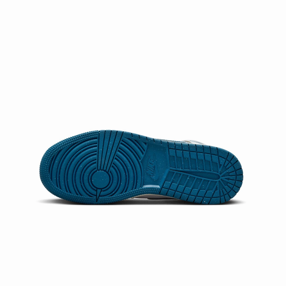 Kids Air Jordan 1 Mid 'White Industrial Blue' Basketball Shoes Lebron 20