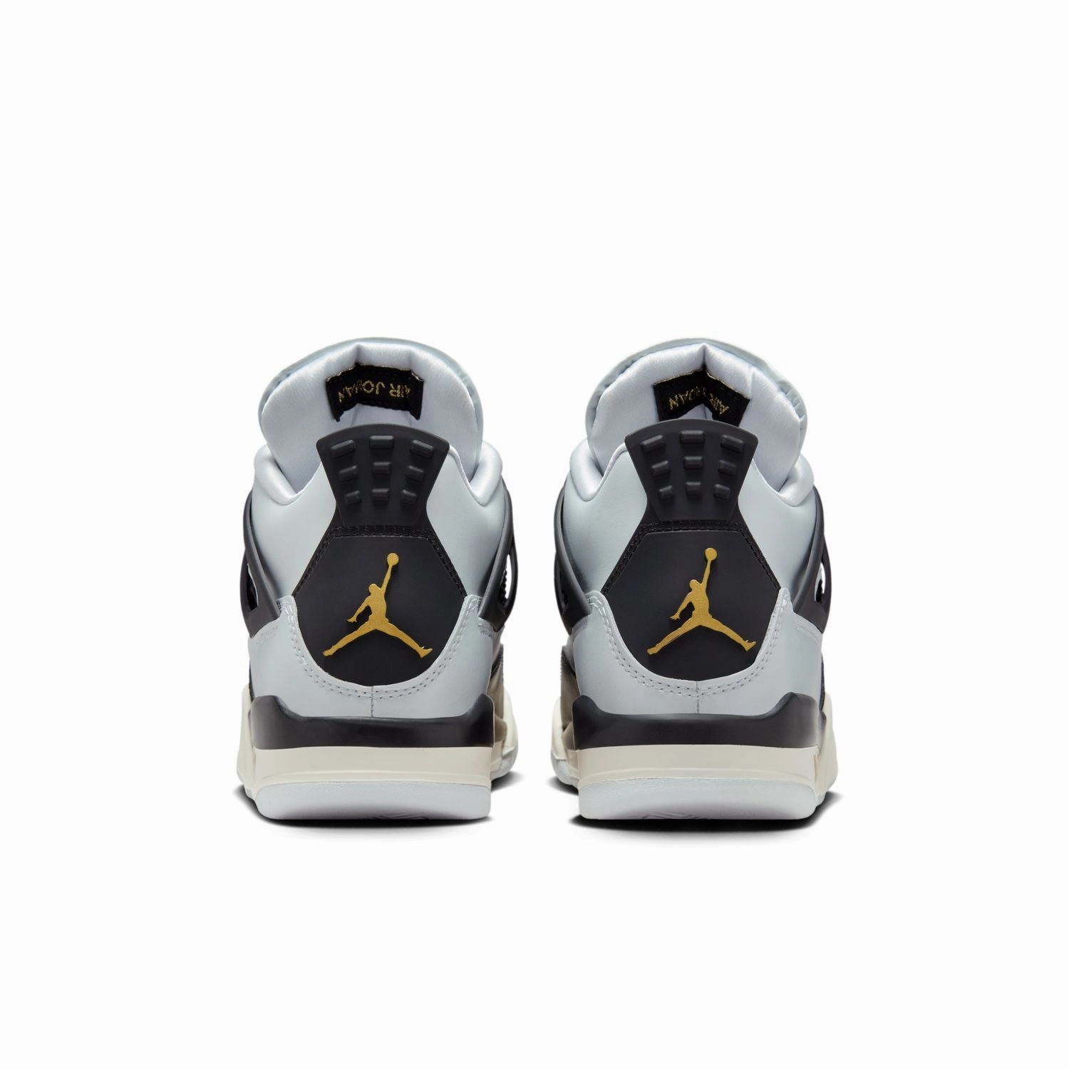 Kids Air Jordan 4 'Pure Platinum' Lime Green Basketball Shoes
