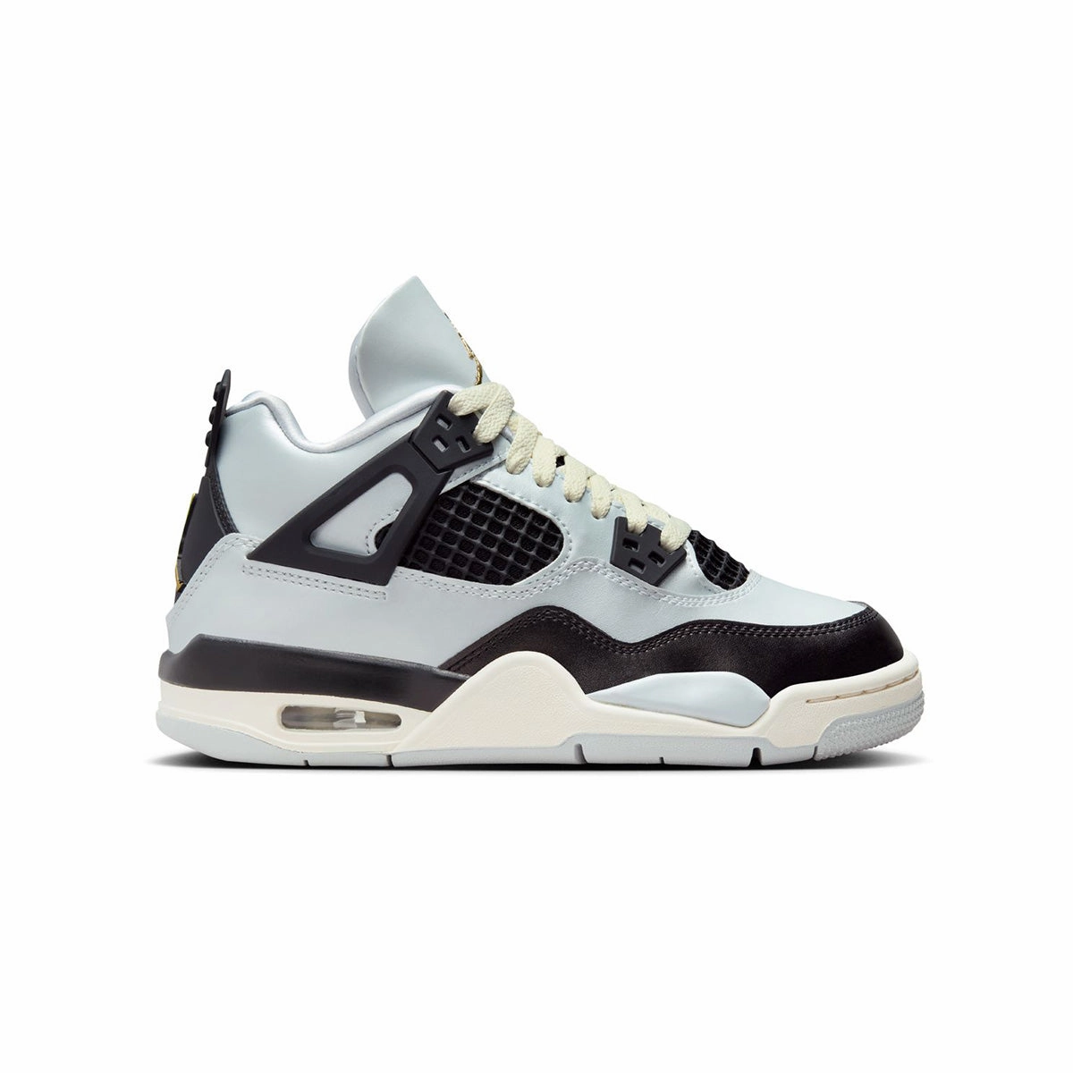 Cut Basketball Shoes Kids Air Jordan 4 'Pure Platinum'