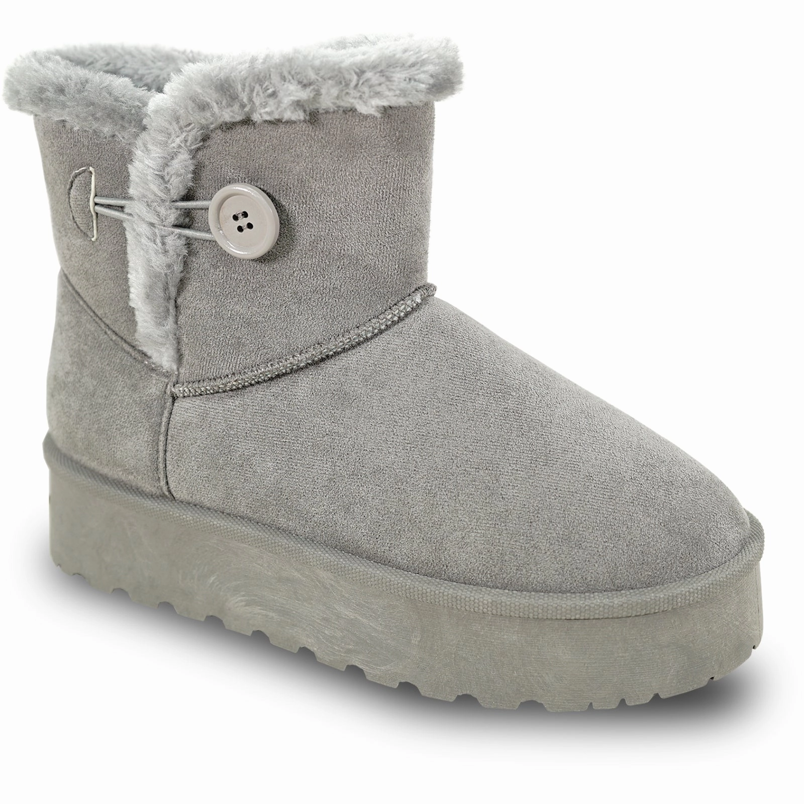 KOZI Women Boot Maggie-1 Ankle Snow Boot Grey Goldbergh Snow Boots