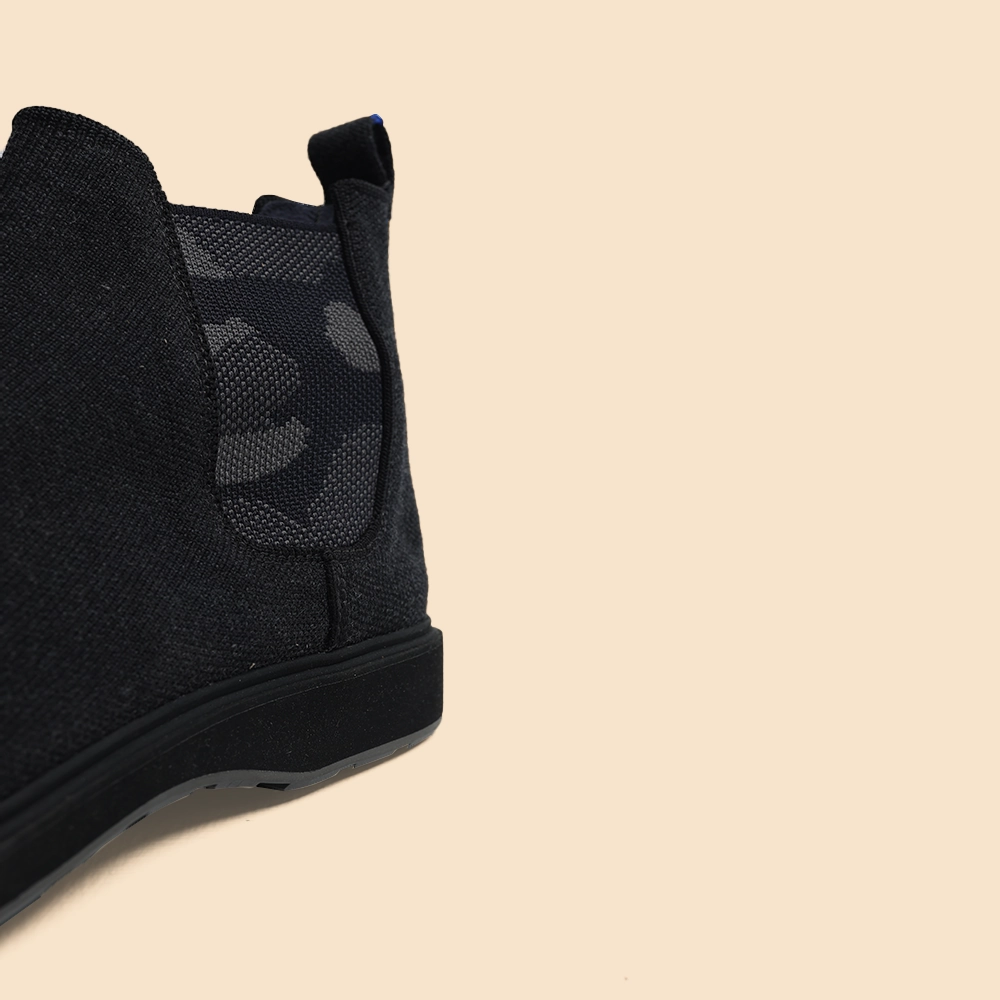 Rothy - Women - Merino Chelsea Ankle Boot - Granite Black Shoes To Play Badminton