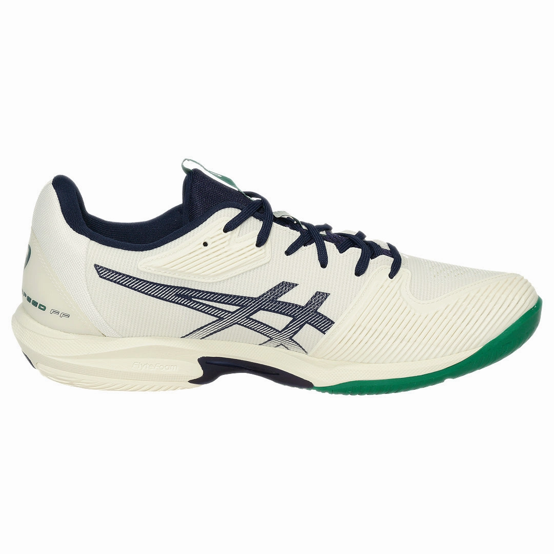Asics Men's Solution Speed FF 3 - Cream/Midnight Asics Shoes For Tennis