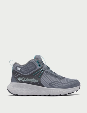 Wayfinder Outdry Waterproof Hiking Shoes Konos TRS OutDry Mid Hiking Shoe - Ti Grey Steel/Teal