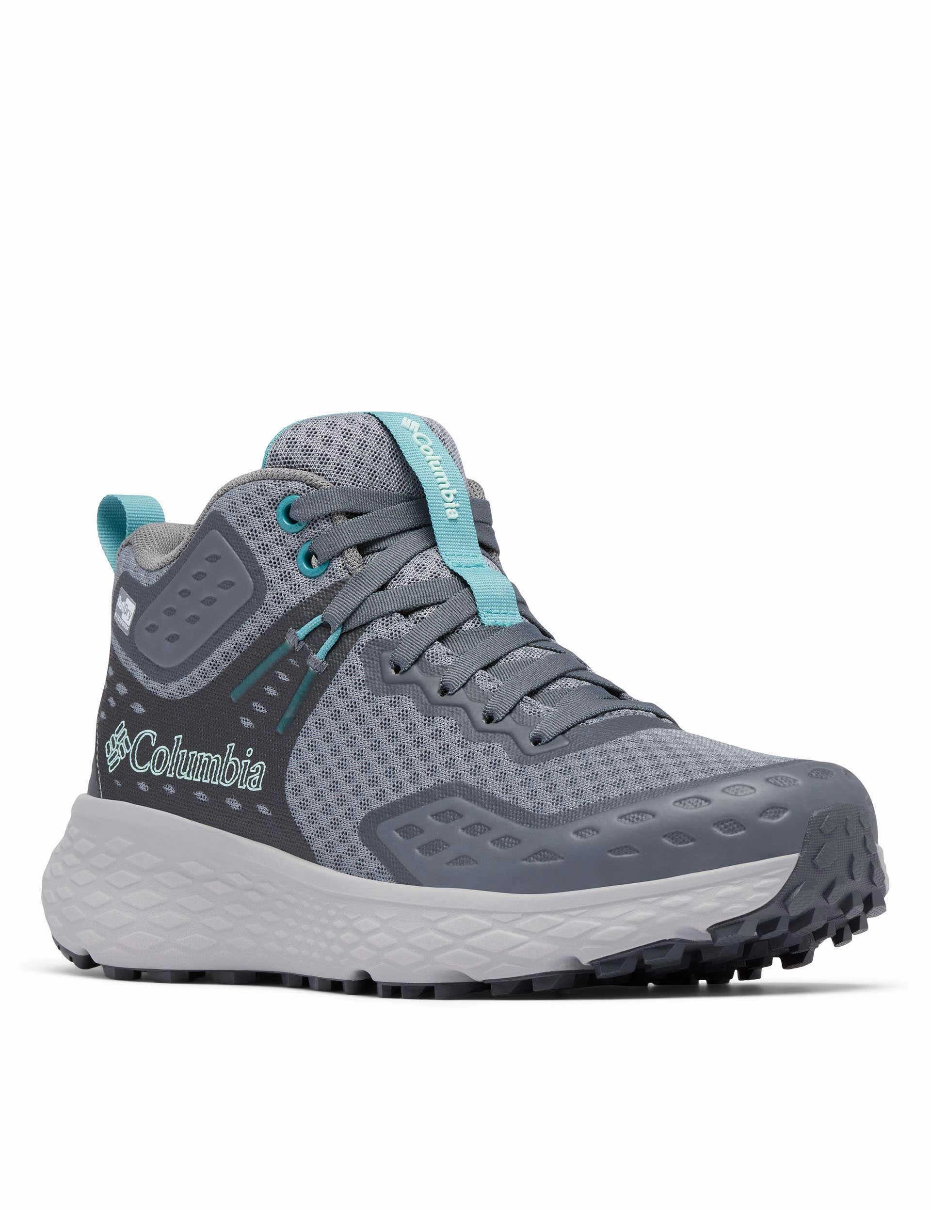 Chalet Hiking Shoes Konos TRS OutDry Mid Hiking Shoe - Ti Grey Steel/Teal