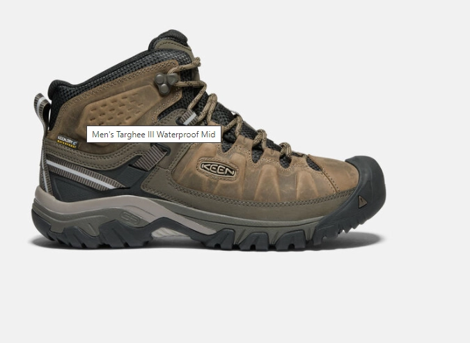 Men's Targhee III Waterproof Mid  BO/ BCB I Keen Grisport Dartmoor Hiking Shoes
